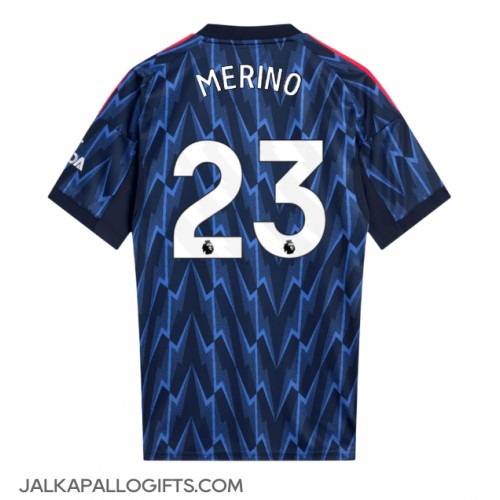 Arsenal Mikel Merino #23 Vieraspaita 2025-26 Lyhythihainen